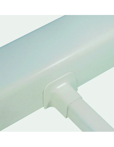 Passage de mur Ivoire T08 (80x60mm) - clim-split.com