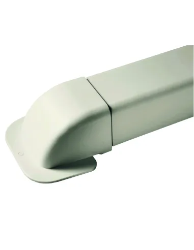 Sortie de mur Ivoire T08 (80x60mm) - clim-split.com