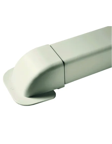 Sortie de mur Ivoire T08 (80x60mm) - clim-split.com