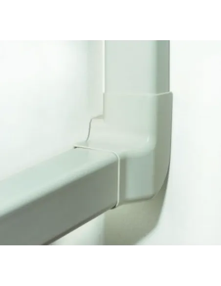 Angle vertical gauche Ivoire T08 (80mmx60mm) - clim-split.com
