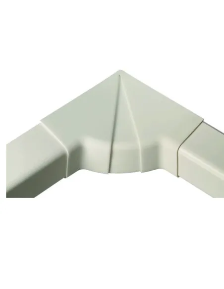 Angle intérieur réglable blanc T08 (80x60mm) - clim-split.com