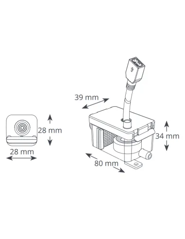 Pompe de relevage moteur déporté ASPEN Mini aqua - clim-split.com
