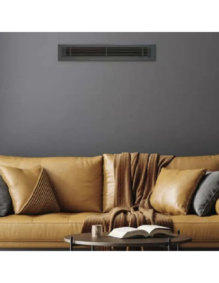 Grille de reprise linéaire avec porte-filtre - clim-split.com