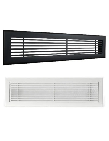 Grille de reprise linéaire avec porte-filtre - clim-split.com