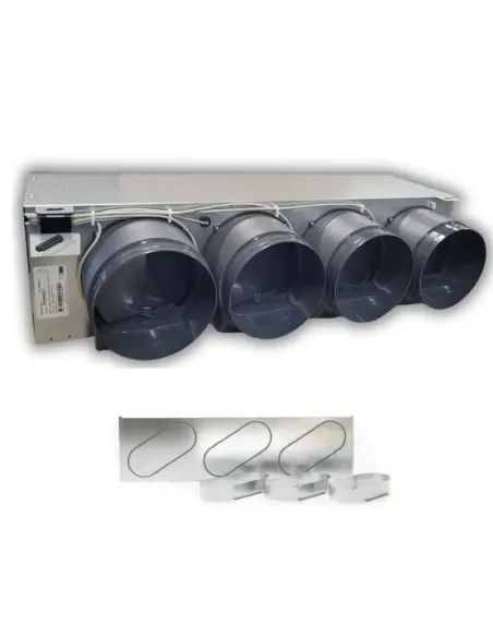 Plenums Airpilot pour gainable Mitsubishi PEAD-M 60/71 4 Sorties