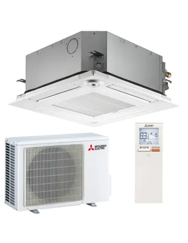 Climatiseur cassette Mitsubishi SLZ-M35FA/SUZ-M35VA (avec façade et télécommande)