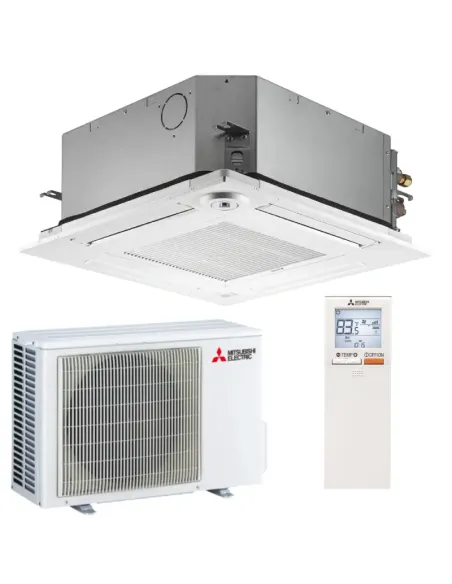 Climatiseur cassette Mitsubishi SLZ-M35FA/SUZ-M35VA (avec façade et télécommande)
