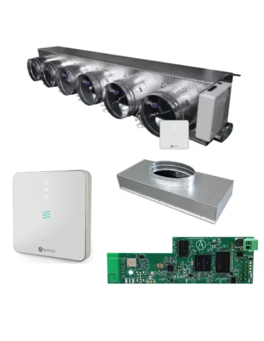 Pack plenums (Mitsubishi) Easyzone 25 Airzone taille L webserveur