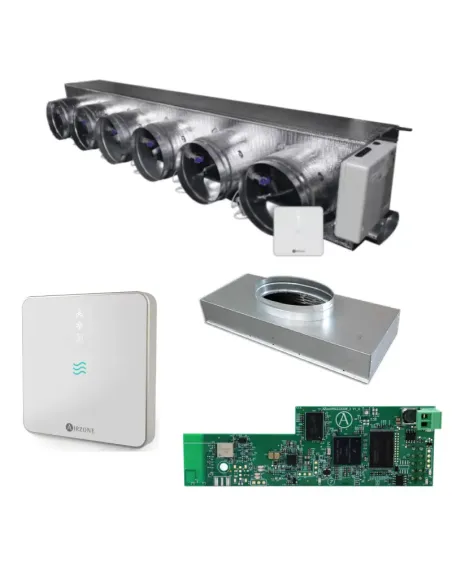 Pack plenums (Mitsubishi) Easyzone 25 Airzone taille L webserveur