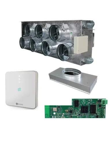 Pack plenums (Mitsubishi) Easyzone 25 Airzone taille L webserveur