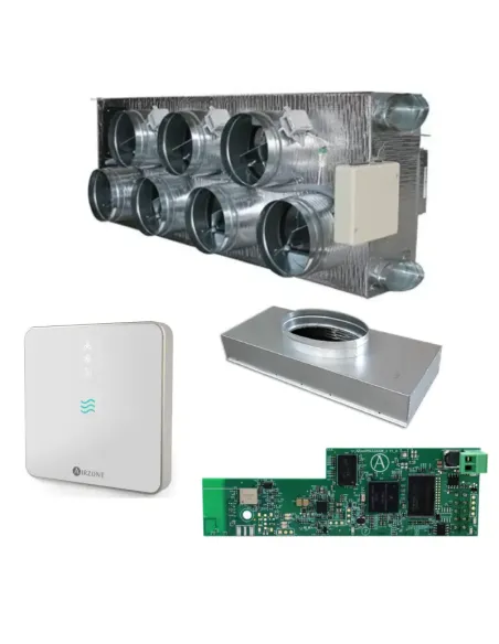 Pack plenums (Mitsubishi) Easyzone 25 Airzone taille L webserveur