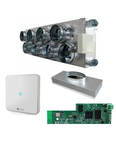 Pack plenums (Mitsubishi) Easyzone 25 Airzone taille L webserveur