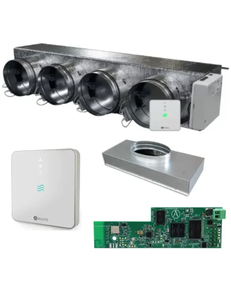 Pack plenums (Daikin) Easyzone 25 Airzone taille L webserveur