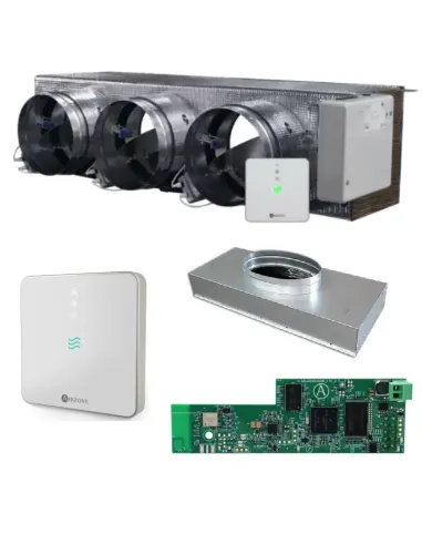 Pack plenums (Mitsubishi) Easyzone 25 Airzone taille S webserveur