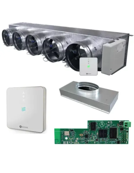 Pack plenums (Mitsubishi) Easyzone 25 Airzone taille S webserveur