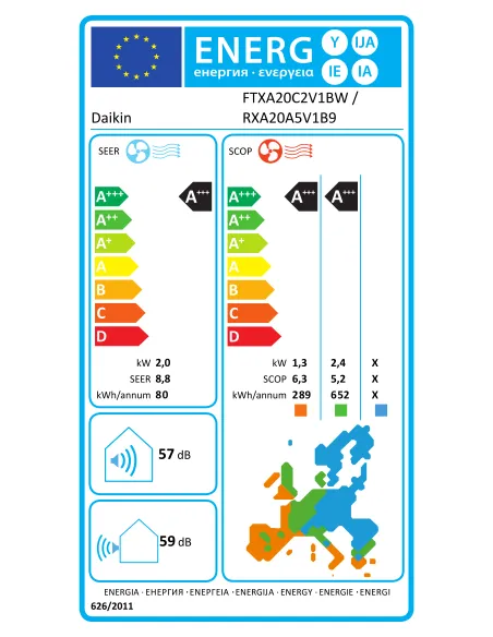 Climatisation Mono-Split DAIKIN FTXA25DP / RXA25A8 Stylish - clim-split.com