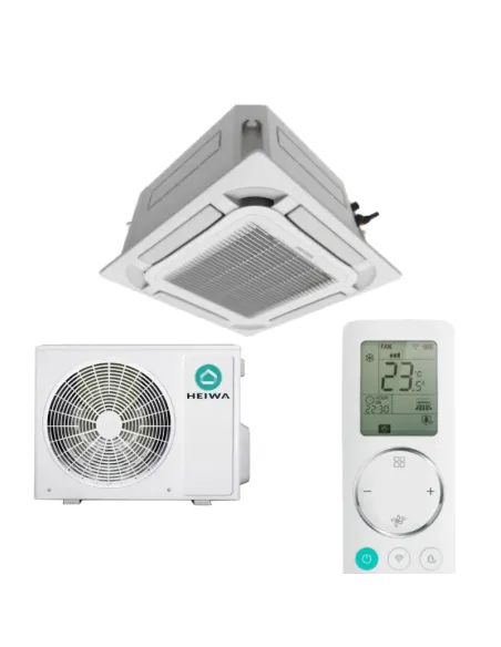 HEIWA HP2KIS-125-V1 / HP2ES-125-V1 avec façade HPOFAC2-V1