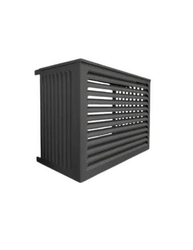 Cache-clim ALU HEIWA noir
