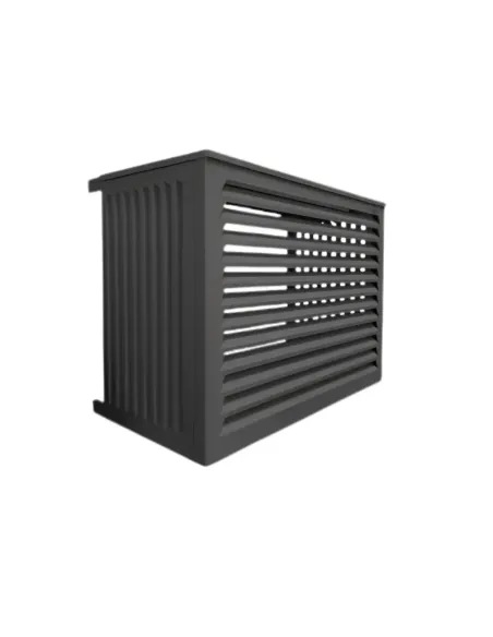 Cache-clim ALU HEIWA noir