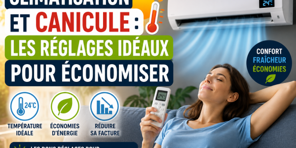 Climatisation et canicule : les réglages idéaux pour économiser