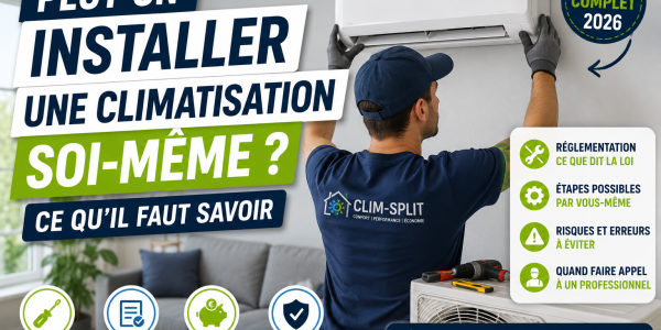 Peut-on installer une climatisation soi-même ? Guide complet 2026