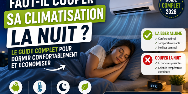 Faut-il couper sa climatisation la nuit ou la laisser fonctionner ? Guide complet 2026