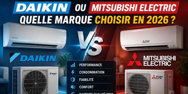 Climatisation Daikin ou Mitsubishi Electric : quelle marque choisir en 2026 ?