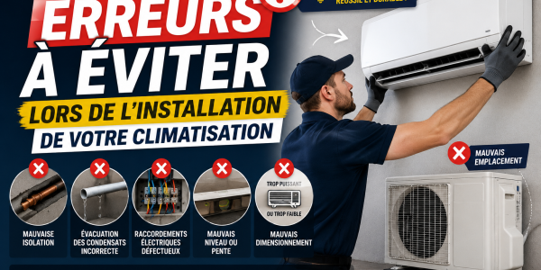 Climatisation : les erreurs à éviter lors de l'installation