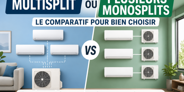 Multisplit ou plusieurs monosplits : le comparatif pour bien choisir
