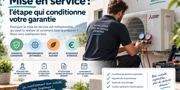 Mise en service : l'étape qui conditionne votre garantie