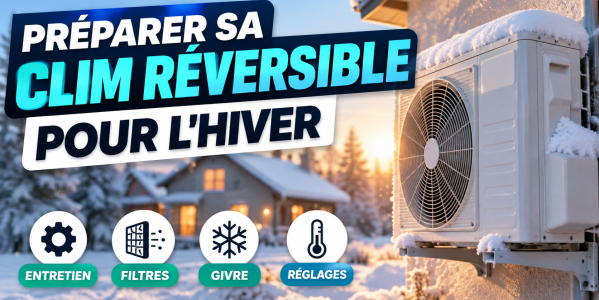 Préparer sa clim réversible pour l'hiver