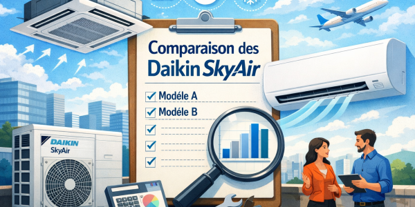 Daikin Sky Air : quelle différence entre Active, Advance et Alpha ?