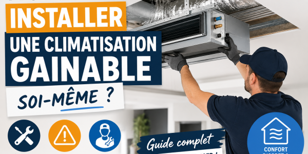 Peut-on installer une climatisation gainable soi-même ?